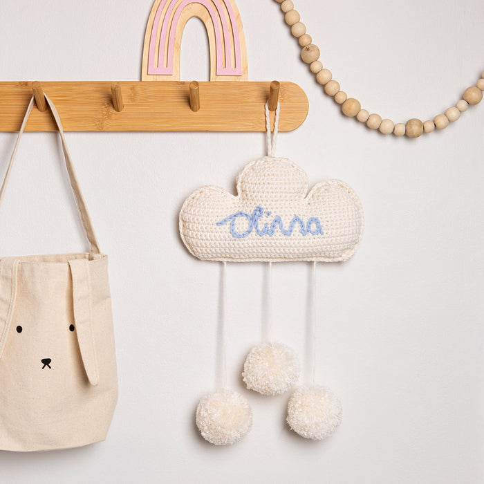 Personalised Cloud Hanger Crochet Kit - Wool Couture