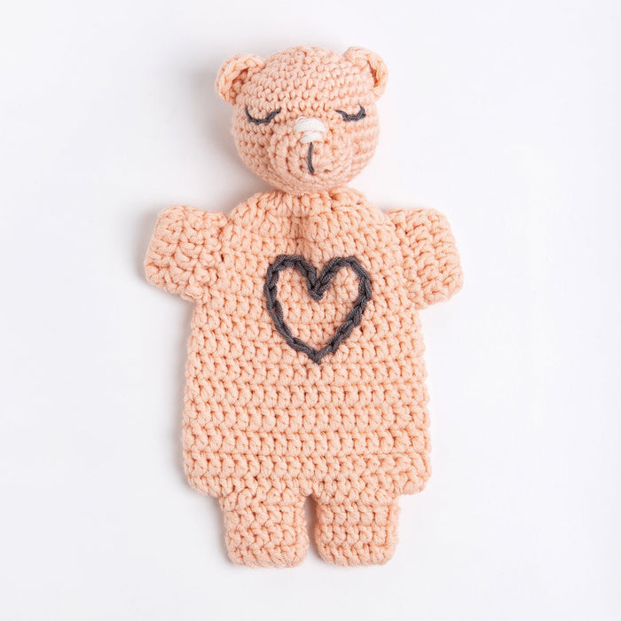 Personalised Teddy Comforter Crochet Kit - Wool Couture