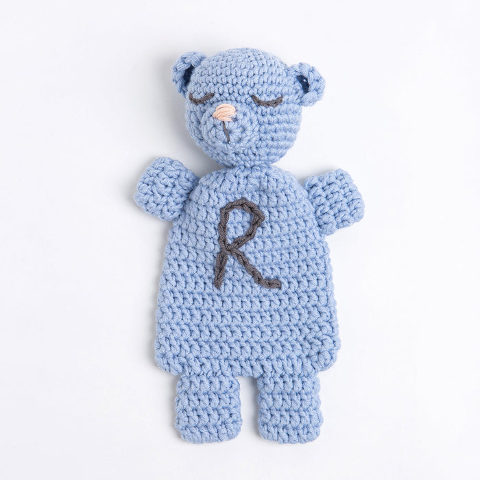 Personalised Teddy Comforter Crochet Kit - Wool Couture