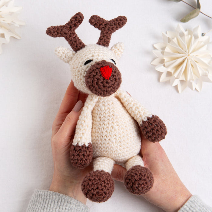 Raphael the Reindeer Crochet Kit - Wool Couture