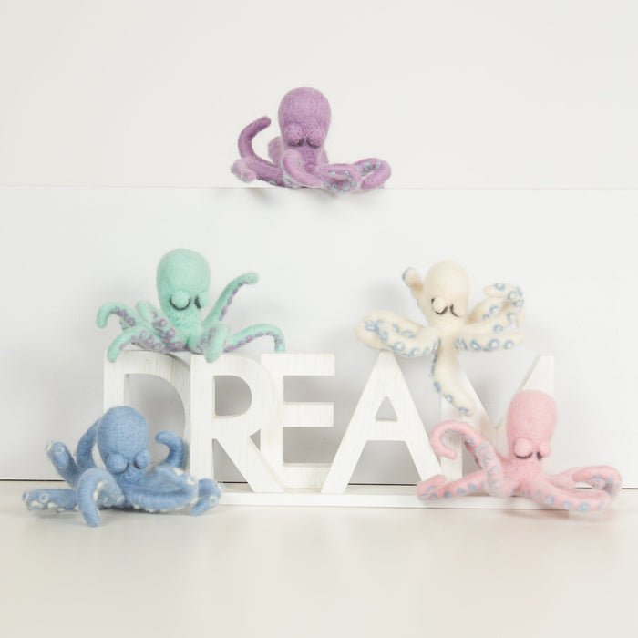 Robyn Octopus Needle Felting Kit - Wool Couture