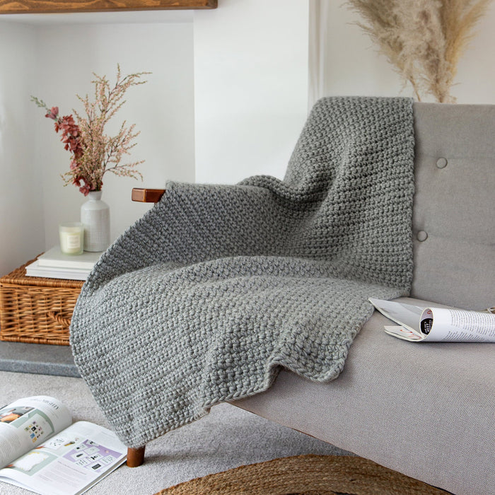 Simple Blanket Crochet Kit - Wool Couture