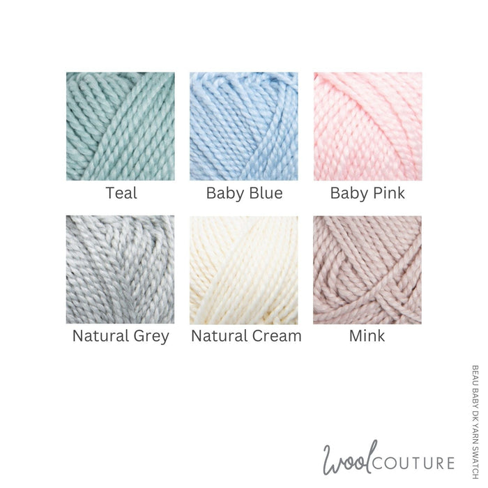 Stripy Baby Blanket Knitting Kit - Wool Couture