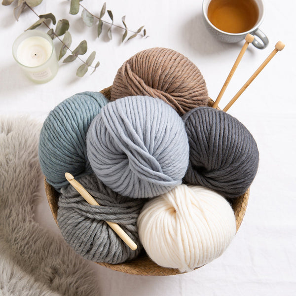 The Chunky Yarn 100g Ball | Yarn Bundle | 5 Balls - Wool Couture