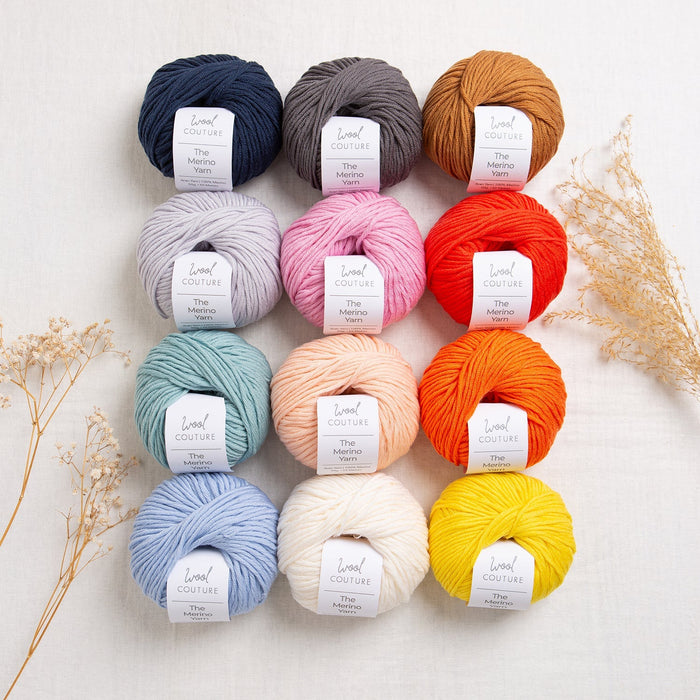 The Merino Yarn 50g Ball | Yarn Bundle | 5 Balls - Wool Couture