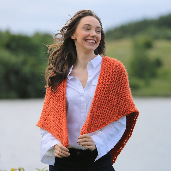 Triangle Scarf Knitting Kit - Wool Couture