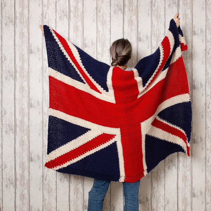 Union Jack Blanket Ready Made Sample - Wool Couture