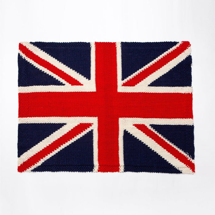 Union Jack Blanket Ready Made Sample - Wool Couture