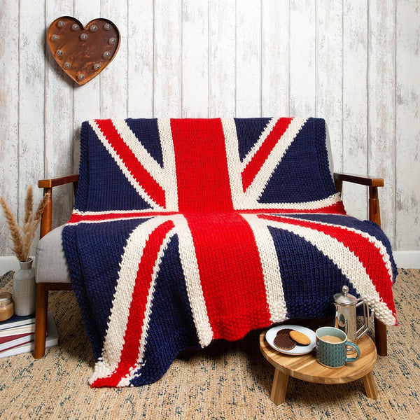 Union Jack Blanket Ready Made Sample - Wool Couture