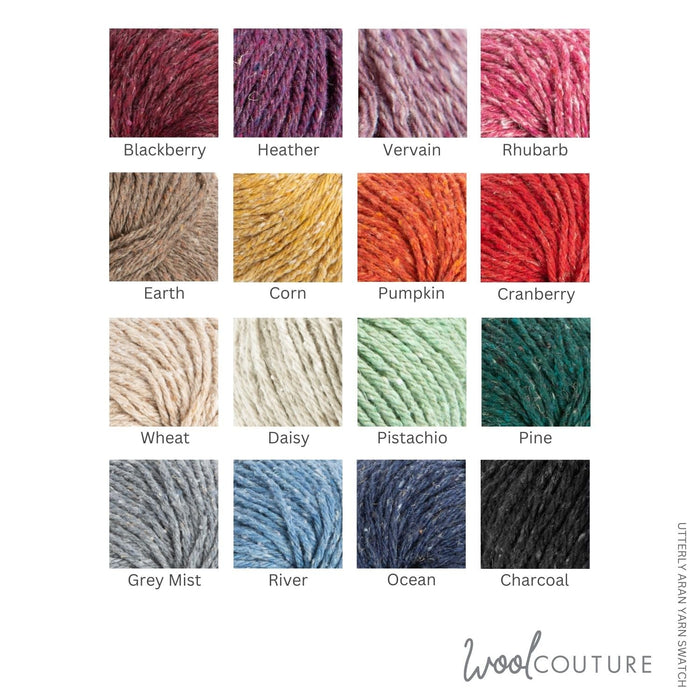 Utterly Aran Yarn 50g Ball - Wool Couture