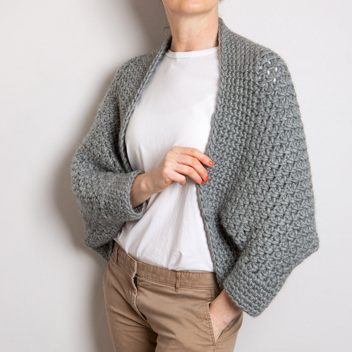 Winter Shrug Crochet Kit - Wool Couture