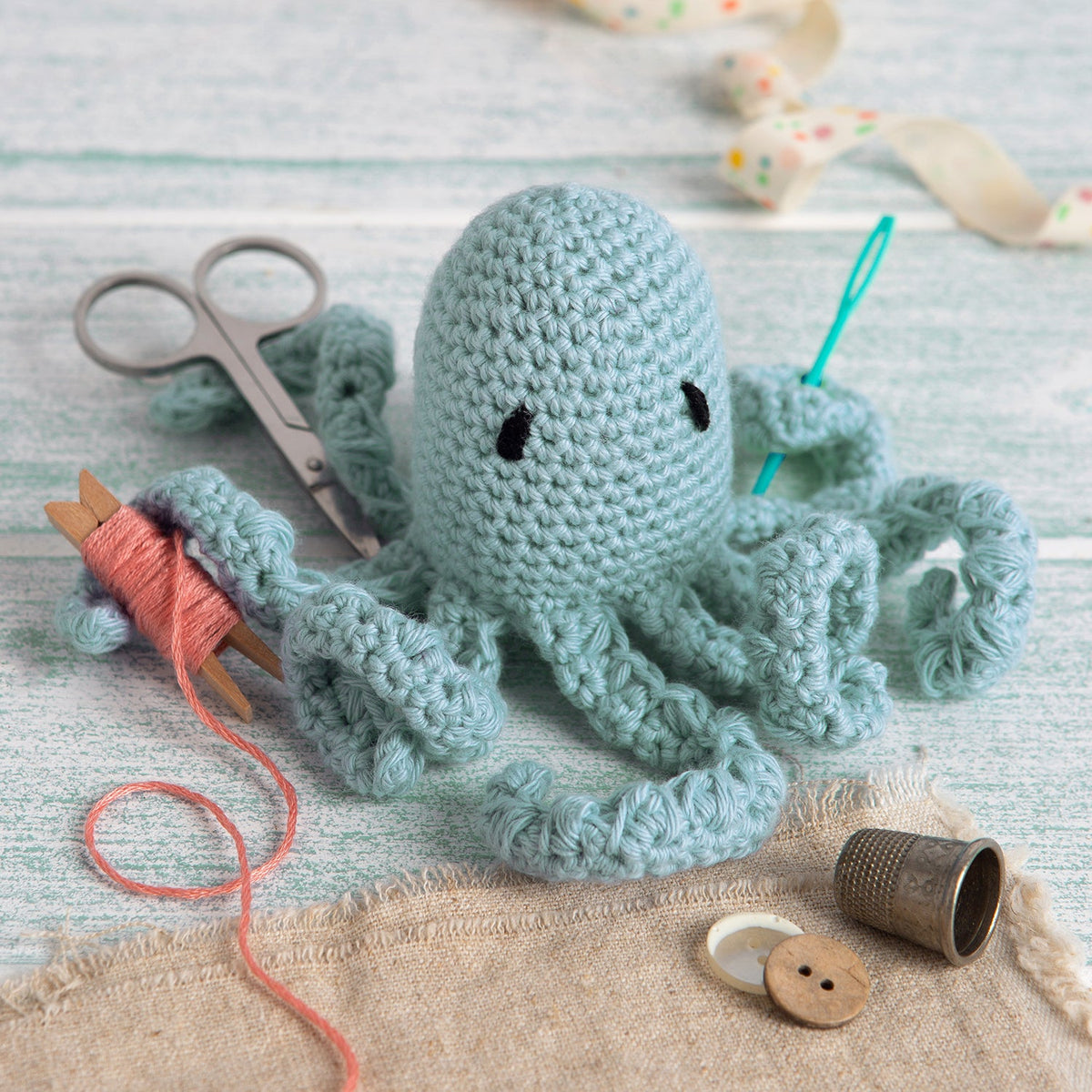 Baby Octopus Crochet Kit Wool Couture