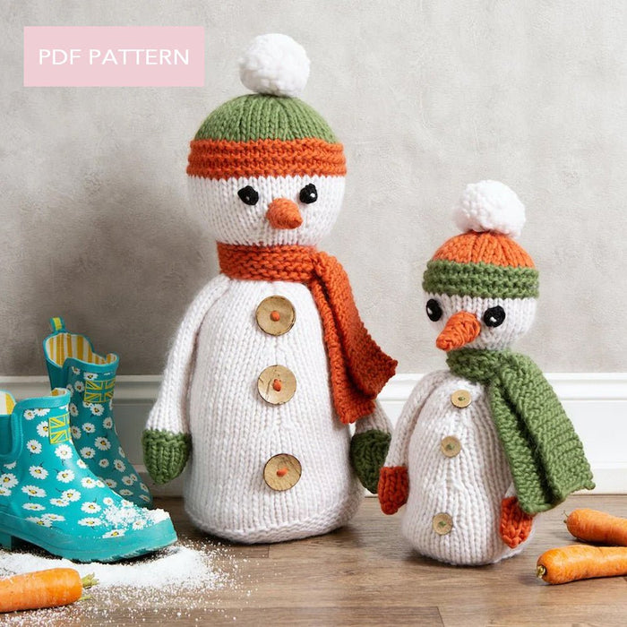 Tristan　Knitting　Son　Christmas　Wool　Couture　PDF　and　Pattern　Snowmen–