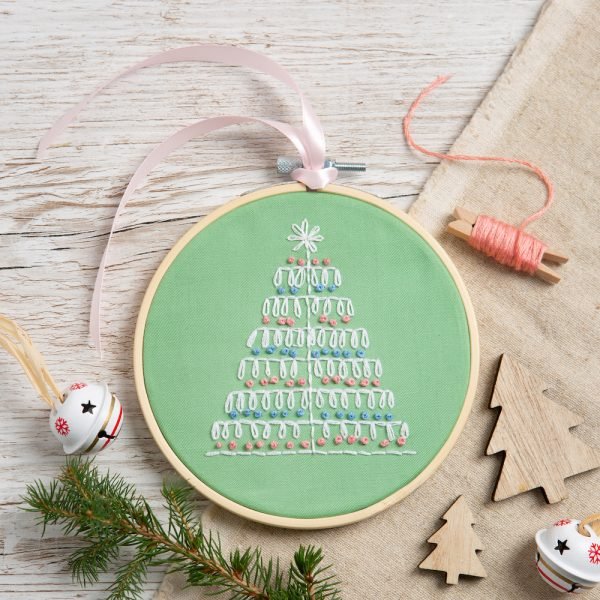 Christmas Tree Merry Christmas Embroidery Kit Christmas - Temu Hungary