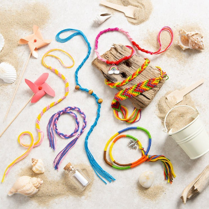 Mermaid and Unicorn DIY Friendship Bracelet String Kit Embroidery Thre –  Athena's Elements