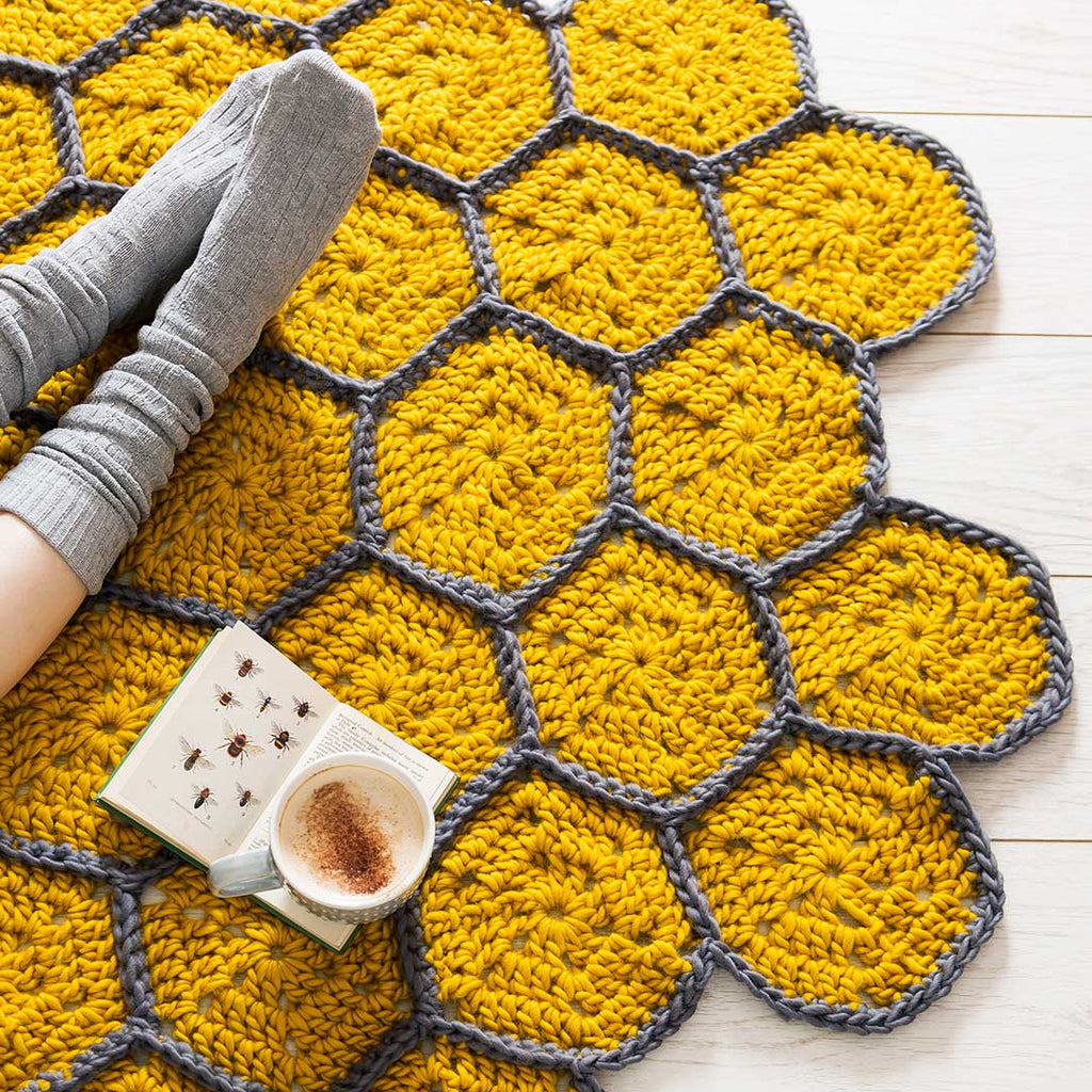 Honeycomb crochet blanket pattern free hot sale