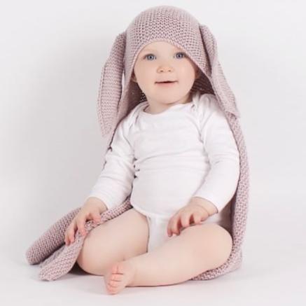 Mabel Baby Blanket Knitting Kit - Wool Couture