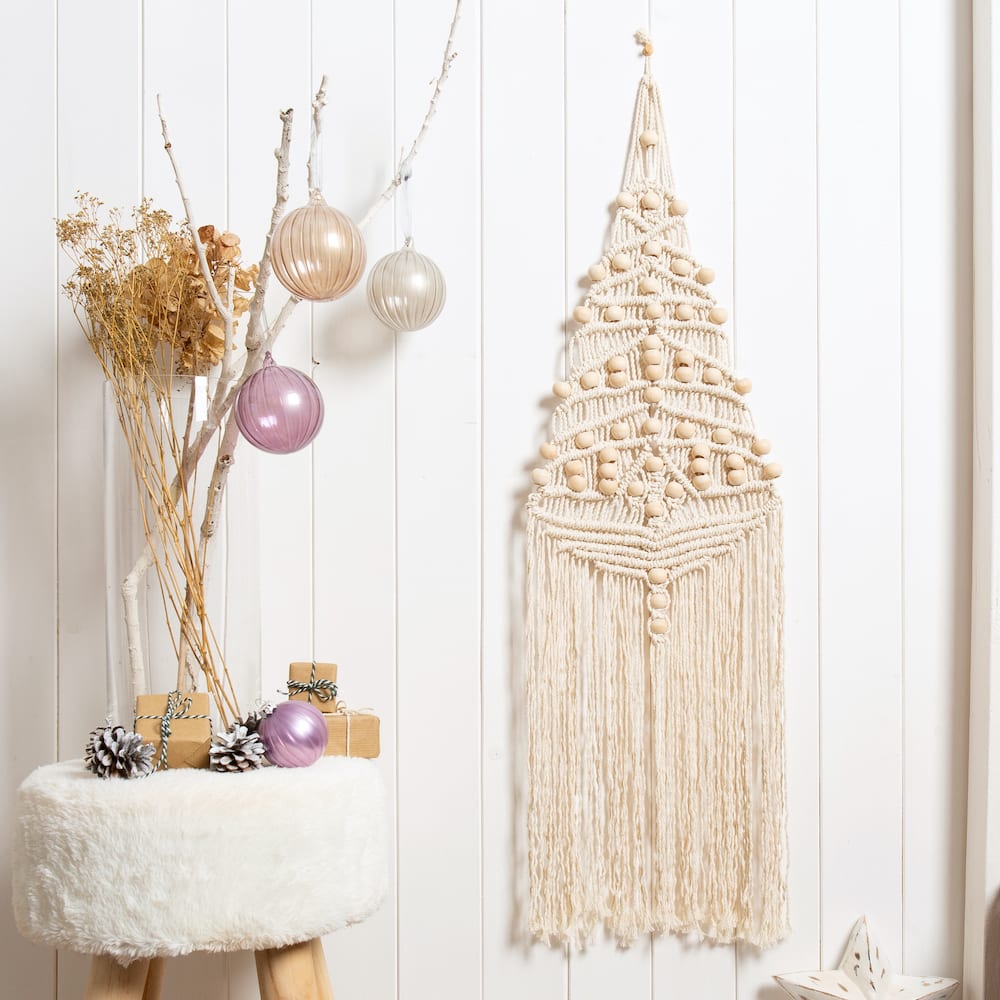 Macrame Christmas Tree Craft Kit– Wool Couture