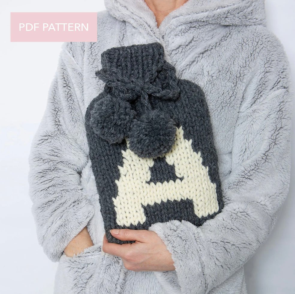 Basic Hot Water Bottle Cover – Free Knitting Pattern – The Knit Guru