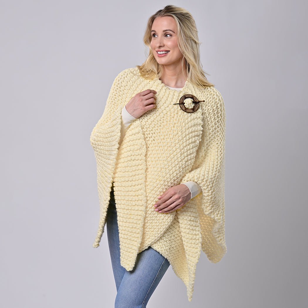 Poncho Shawl Knitting Kit | Wool Couture Company